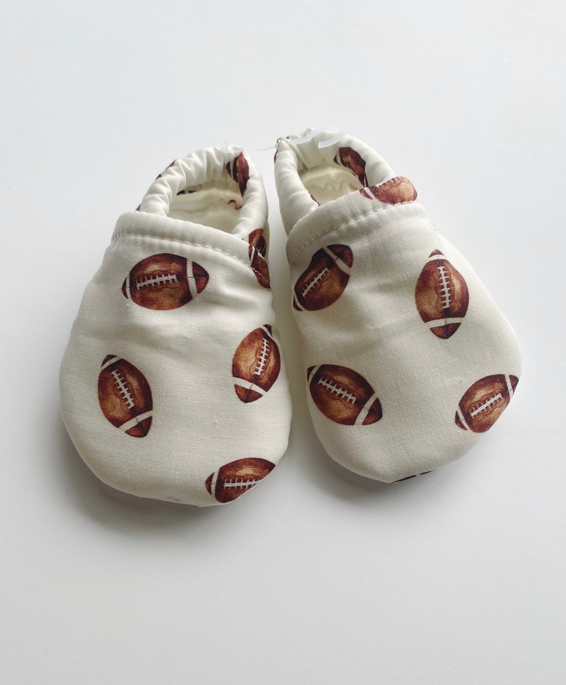 handmade soft baby shoes football