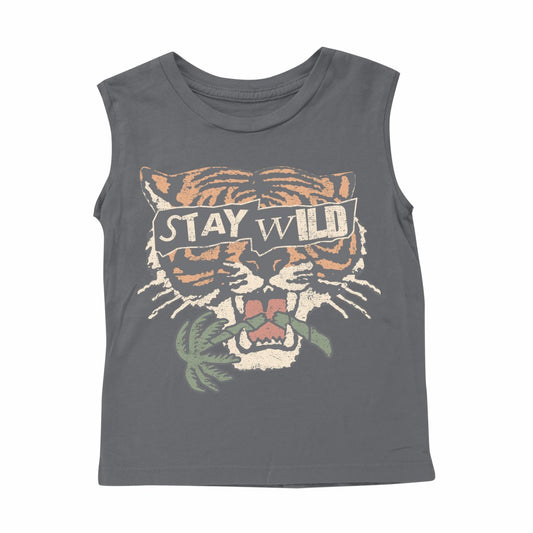 Stay Wild Muscle Tee - The Tiny Tantrum